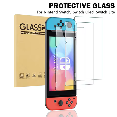 1/2/3PCS Protective Glass For Nintend Switch Tempered Glass Screen Protector for Nintendos Switch Oled Lite NS Accessories Film 12 best sales nintendo switch lite protector - №4