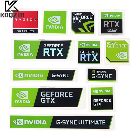 New NVIDIA GTX GEFORCE Laptop Desktop Label Decorative Sticker 12 best sales rtx3050 - №8