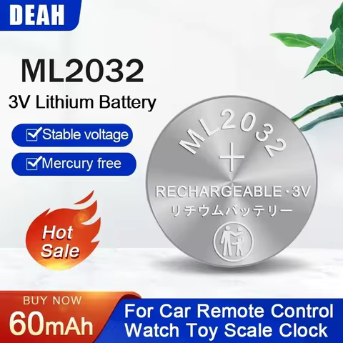 10 best sales 3v rechargeable battery - №1