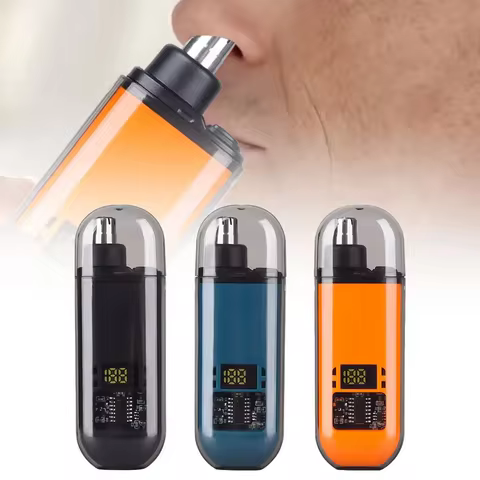 2 In 1 Electric Portable Ear And Nose Hair Trimmer Clipper 2024 Professional Painless Portable Eyebrow For Men 12 best sales k swiss - №4