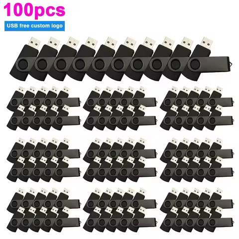 Free Custom 100PCS USB Flash Drive Pen Drive 256MB 512MB 1GB 2GB 4GB 8GB 16GB Pendrive Memory Stick 32GB 64GB USB Stick Gift 10 best sales pendrive 2gb - №8