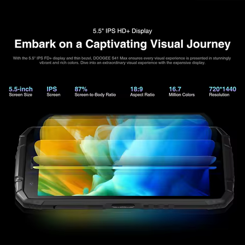 DOOGEE S41 Max 16GB 256GB Rugged Smartphone 6300mAh 13MP AI Triple Camera Cellphone NFC 4G Android 13 Mobile Phone 12 best sales smartphone doogee - №6