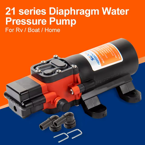 SEAFLO 40 PSI 12V Marine Water Pump Diaphragm Pump Boat Accessories Showers Toilets RV Camper Yacht Accessories 12 best sales rv water - №2