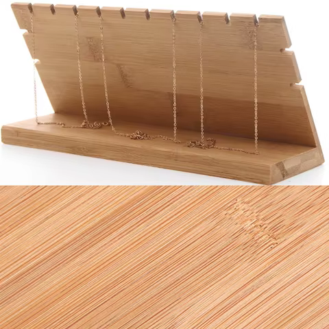 10 best sales bamboo jewelry display - №6