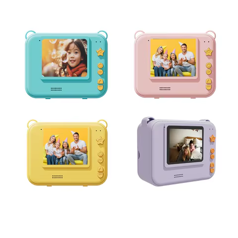 Digital Kids Instant Printing Camera Suitable for Photography Photos Children's Mini Thermal Printer Holiday Gift 6 best sales fake instax mini - №1