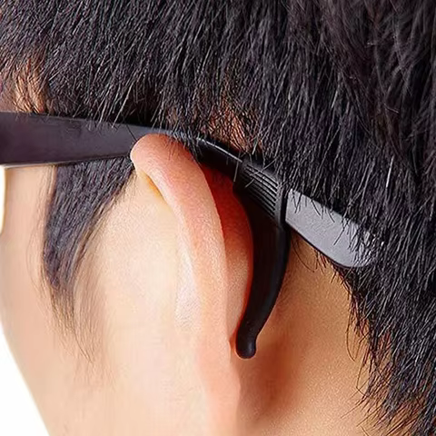 20pcs Anti-slip Silicone Ear Grip Glasses Eyeglasses Leg Ear Hook Stopper Bracket Fastener Accessories Temple Tip Eyewear Holder 6 best sales zyxel - №4