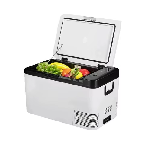 SucceBuy 25L Car Refrigerator Mini Fridge Freezer Portable Compressor Cooler DC 110-240V Ice Box for Driving Camping Picnic 10 best sales small fridge freezer - №4