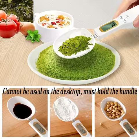 Mini Spoon Scale Digital Kitchen Scale Electronic LCD Food Scale 0.1-500g Cooking Flour Milk Coffee Powder Weight Measure Spoon 12 best sales house kitchen - №4