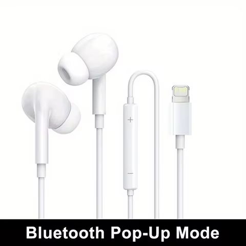 For iPhone Original Earphones For iPhone 14 13 12 11 Pro Max Mini 8 7 6s Plus X XS XR SE in-ear Wired Earbuds 10 best sales apple iphone handsfree - №10