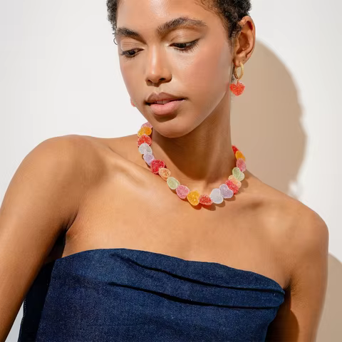 12 best sales gummy bear necklace - №11