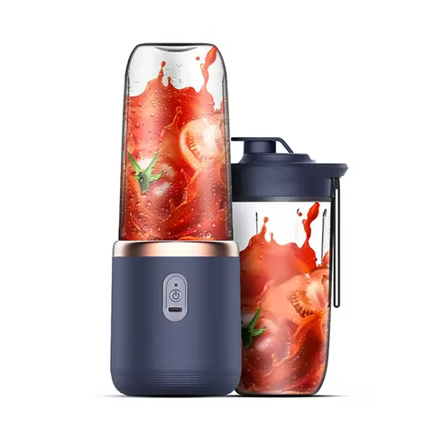 6 Blades Electric Juicer Cup 2 Cups For Travel Portable Juicer Mixer Usb Charge Fresh Fruit Juice Personal Blender Smoothie 10 best sales bullet mixer - №4