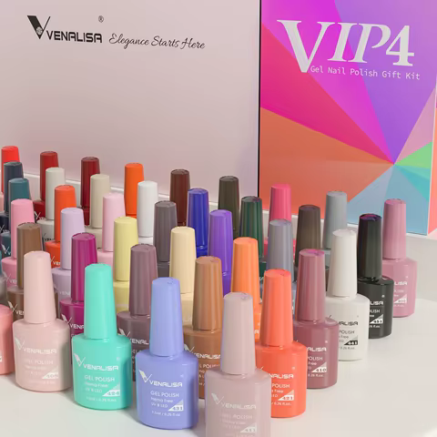 Venalisa Nail Gel Polish 7.5ml HEMA FREE Soak Off UV LED Gel Varnish Full Coverage Super Texture Gorgeous Nail Manicure 12 best sales vanelisa gel polish - №4