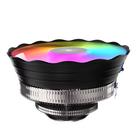 Aigo S3 CPU Cooling Processor Air Cooler Fan RGB PWM Hielera Intel LGA 1155 1700 1200 1151 AMD AM3 AM4 PC Gamer Led Fan 120mm 12 best sales graphic card cooler - №10