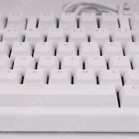 108 Keys White Keycaps ABS OEM Height Suit for 61 87 104 Mechanical Keyboard Transparent Backlight Anne Pro 2 AKKO FUN60 Mad60he 10 best sales 108 keyboard kit - №6