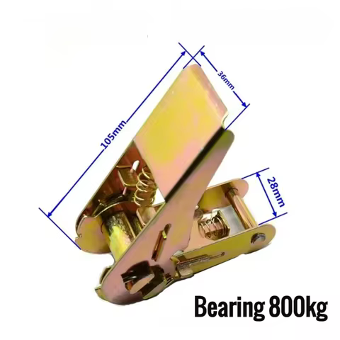 1m/3m/5m Cargo Strap Ratchet Tensioner Freight Car Fixed Tightener Tighten Rope For Luggage Goods Transportation Outdoor Camping 10 best sales belt tensioner - №6