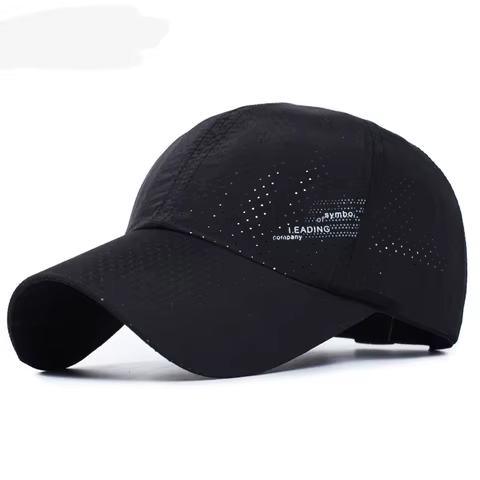 Quick Dry Baseball Cap Outdoor Sports Mesh Breathable Hat For Men Portable Hiking Fishing Sunbonnet Golf Adjustable Cap 10 best sales death proof - №4