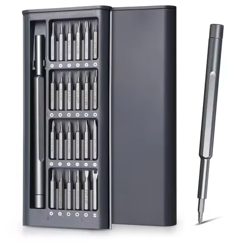 Precision Screwdriver Set 25 in 1 Screw Driver Se Hexagonal Flat Head Magnetic Screwdriver Head for iPhone PC WatchCameraGlasses 8 best sales crosshair ps4 - №3