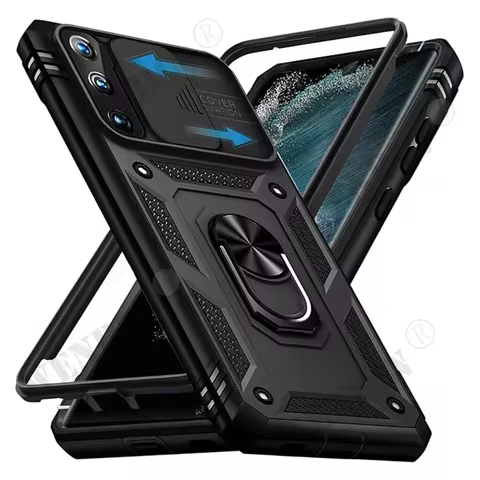 Case For Samsung S25 Ultra S24 S23 S22 Plus S24 FE A56 A55 A36 A35 A15 A16 5G Heavy Duty with Camera 360 Degree Kickstand Cover 8 best sales a73 5g - №8