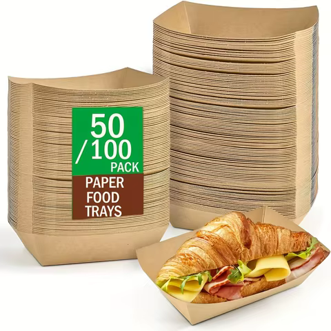 8 best sales disposable food tray - №3