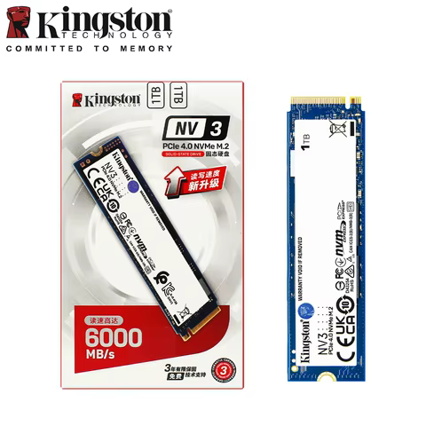 Kingston NV3 SSD 1TB 2TB 4TB 500GB NVMe PCIe Gen 4.0x4 Solid State Drive M.2 2280 Internal SSD nvme m2 for Desktop Laptop 10 best sales sdd kingston - №3