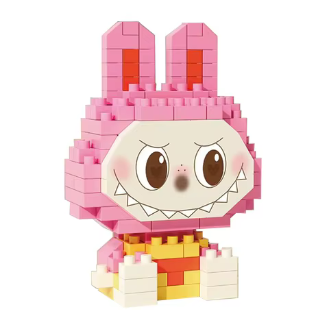 2025 New Popular Colorful Doll Anime Block Toys DIY Small Particle Building Blocks Bricks Model Toy Kids New Year Christmas Gift 10 best sales lego manga - №3