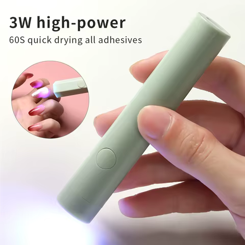 LULAA LED Light Nail Lamp Portable Gel Polish Drying Lamps UV Curing Flashlight Machine Pin Cure for Professional Nails Dryer 10 best sales gel lamp - №2