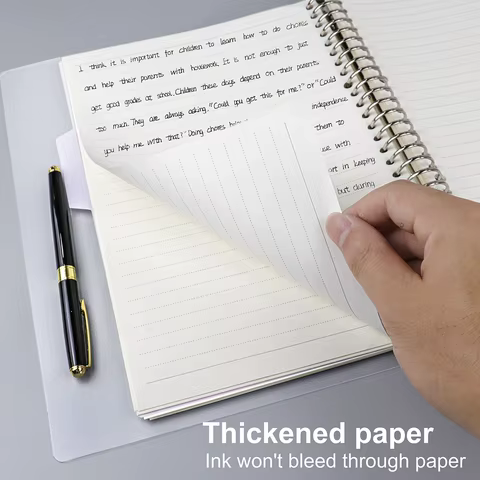A4/B5/A5 Loose Leaf Refill Binder Notebook Blank/Line/Grid/Cornell Replacable Metal Ring Office&School Supplies Stationery 12 best sales dreame t20 - №12