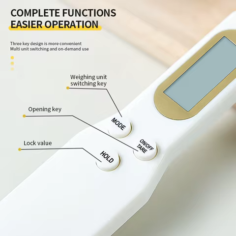 500g Electronic Kitchen Scale Coffee Scoop Digital Measurement With LCD Display Dog Food Milk Powder Tea Weighing Baking Tools 12 best sales house kitchen - №3