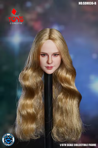 8 best sales 1 6 female head sculpt - №3