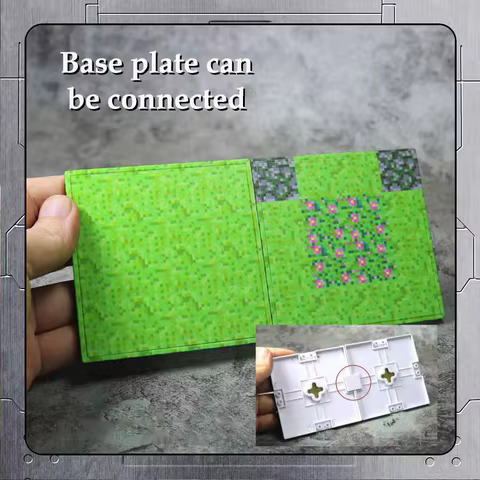 Magnetic Base Plate Variety Baseplates Match Mine World Magnetic Building Blocks Toys for Boys and Girls Children Gift 8 best sales lego jurassic world sets - №2