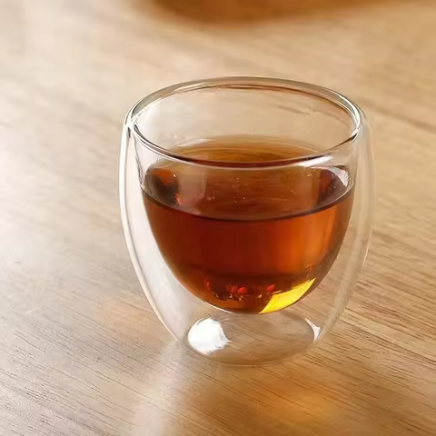 5 Sizes Double Wall Insulated Glass Cup Clear Espresso Coffee Mugs Handmade Beer Mug Tea Milk glass Whiskey Glass Cups Drinkware 12 best sales nicotine liquid - №10