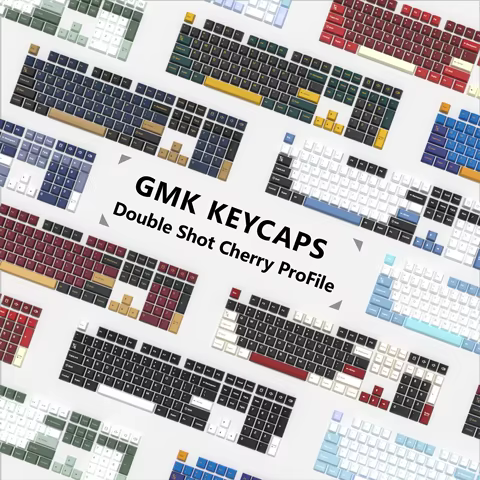 KBDiy GMK Keycap Double Shot GMK Olivia Shoko Jamon WOB Red Samurai Botanical PBT Keycaps Cherry Profile for Mechanical Keyboard 12 best sales keychron q8 - №11