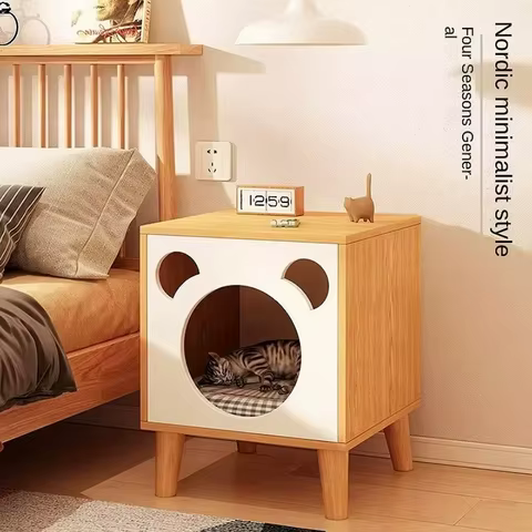 8 best sales wood cat house - №5
