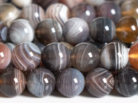 12 best sales botswana agate beads - №4