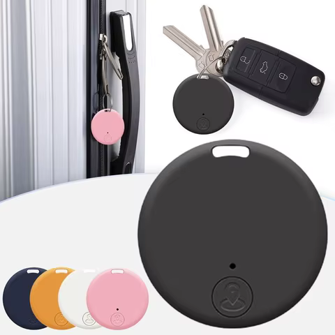 Mini GPS Locator AntiLost Alarm Wallet Keychain Smart Tag Bluetooth-Compatible Tracer Keychain Dog Pet Child Tracker Key Finder 12 best sales bluth - №1