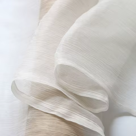 12 best sales white silk fabric - №10