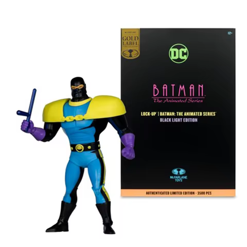 McFarlane Toys Dc Direct - Btas - Lock-Up Black Light 18cm Action Figure DC Direct Animation Adventure Model doll 10 best sales spawn mcfarlane - №4
