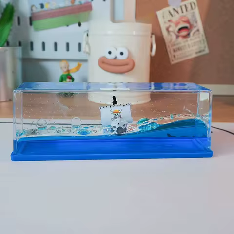 One Piece Ship Figure Luffy Thousand Sunny Ship Going Merry Boat Zoro Assembled Model Desktop Decorate Boys Birthday Gifts 10 best sales one piece barco - №8
