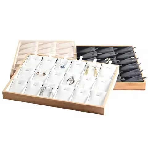 10 best sales bamboo jewelry display - №4