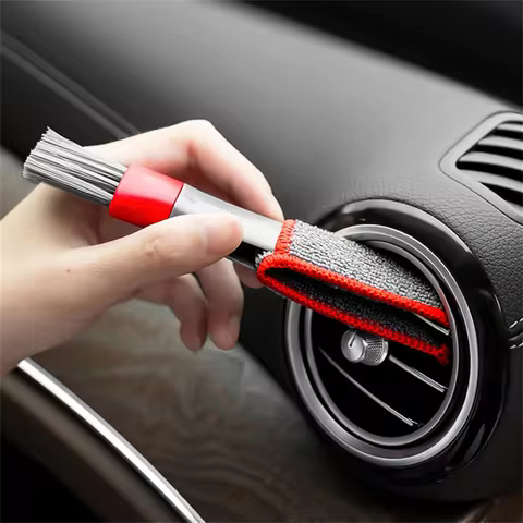Car Air Conditioning Vent Cleaning Tool, Multi-purpose Vacuum Brush, Car Interior Accessories, Multi-purpose Cleaning Brush 8 best sales volkswagen bora toy - №3