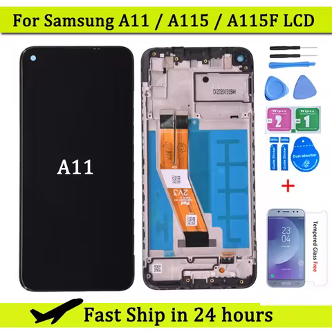 For Samsung A11 A115 SM-A115F LCD display With Touch Screen Assembly for Samsung SM-A115F/DS lcd screen 8 best sales samsung j600g display - №6