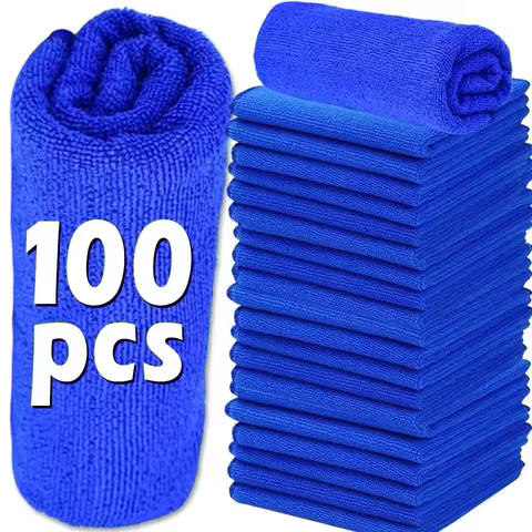 Microfiber Cleaning Cloths Lint Free Microfiber Cleaning Towel Cloths Reusable Cleaning Towels w/ Super Absorbent for Car Window 12 best sales playdoh - №11