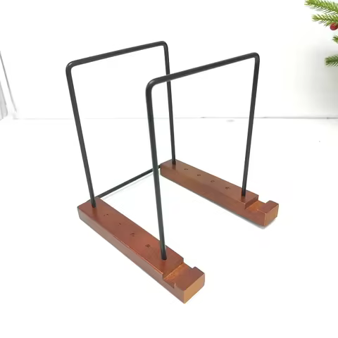 Record Holder Stand Tabletop Wooden Record Stand Vinyl Record Holder, Vinyl Storage, Album Storage Rack for Vinyl 8 best sales record stand - №2
