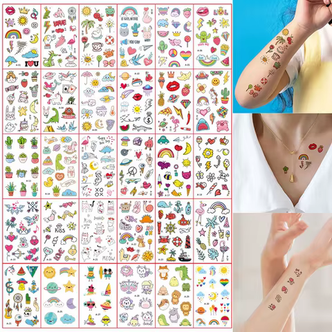 10 best sales cartoon tattoo - №7