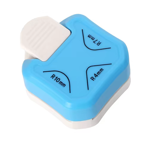 3 in 1, R 4/7/10 mm Corner Punch, Corner Rounder, Made of Metal and Plastic, for Crafts with Paper, Cards Design and Scrapbookin 10 best sales customized hole punch - №6