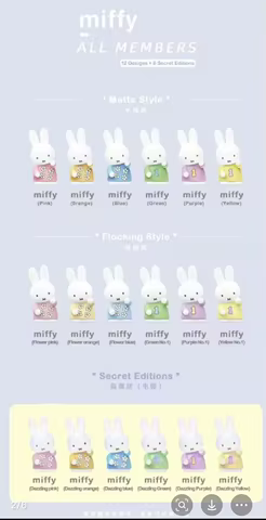 2025 New Kawaii Miffy Storage Rack Doll Ornament Storage Rack Series Moeld Figure Toy 10 best sales miffy sticker - №4