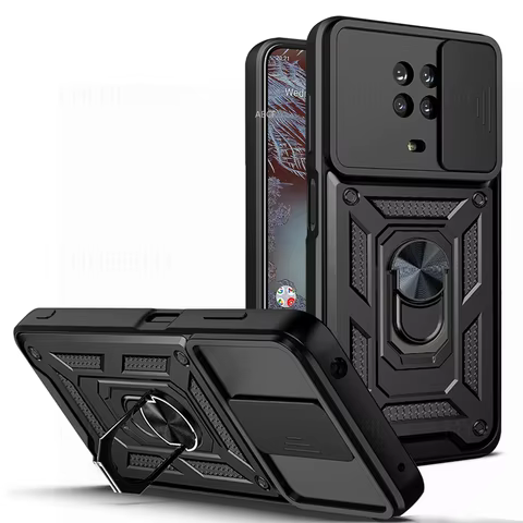 Camera Protection Phone Armor Case For Nokia G11 G21 G20 G10 C10 C20 C30 X100 5G Armor Hybrid Ring Back Cover 8 best sales nokia g10 black case - №4