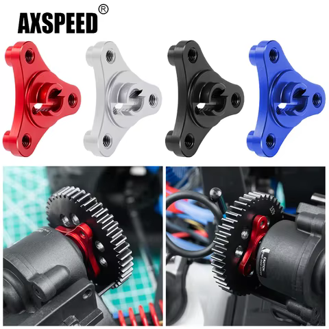 AXSPEED Aluminum Alloy Slipper Clutch Eliminator Gear Adapter for E-Maxx E-Revo Summit T-Maxx 3.3 Revo 3.3 1/10 RC Car Parts 8 best sales traxxas revo 3.3 parts - №4