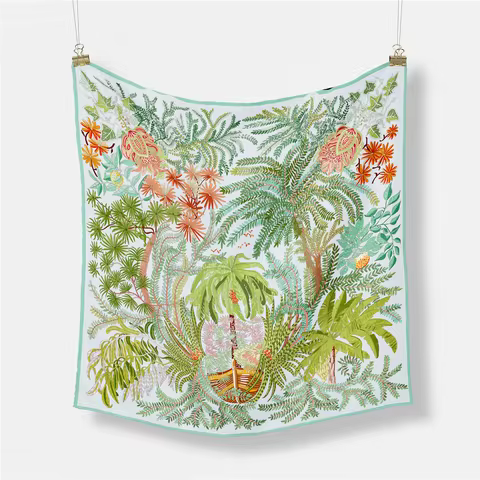 8 best sales baoshidi silk scarves - №7