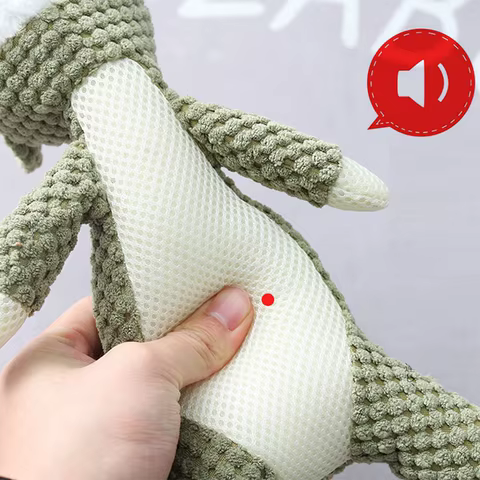 Plush Cartoon Puppy Dog Toy Pet Dog Chew Squeak Toys for Small Dogs Teeth Grinding Pet Products Dog Accessories 8 best sales pitbull plush - №7